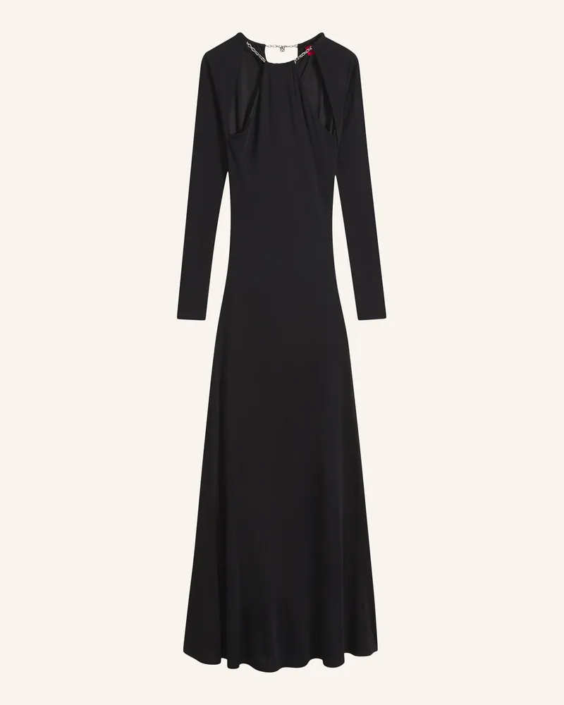 HUGO BOSS Jersey-Kleid Nalatey Regular Fit schwarz Schwarz