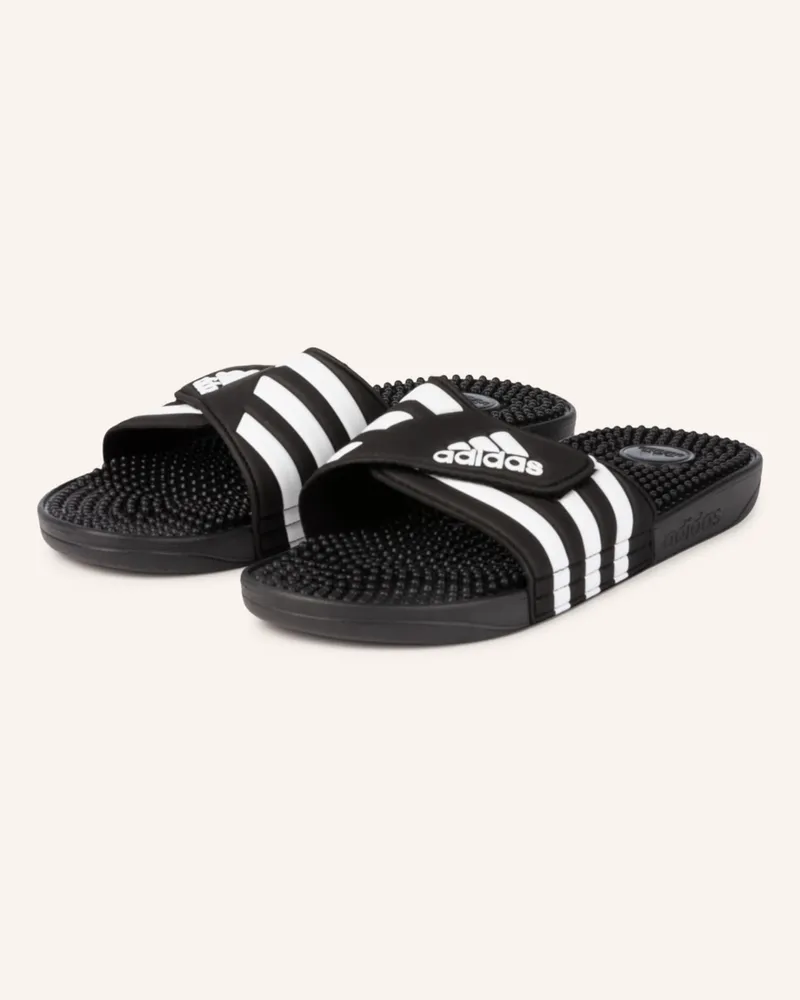 adidas Pantoletten ADISSAGE Schwarz