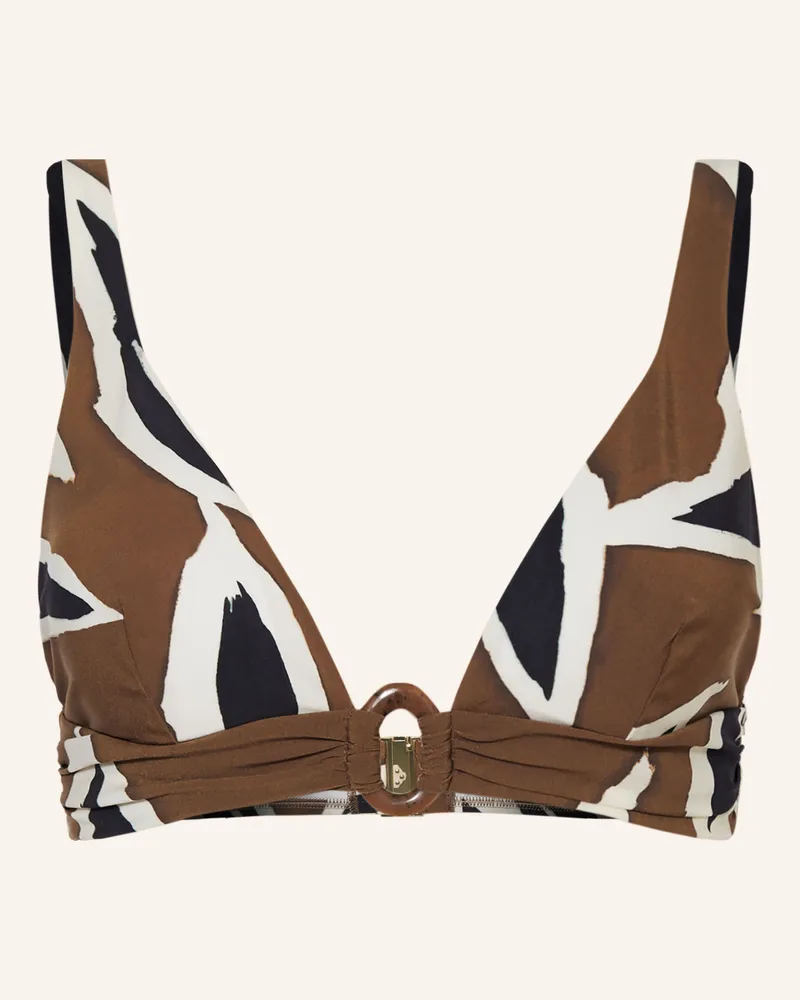 Maryan Mehlhorn Bralette-Bikini-Top Nomade braun Braun
