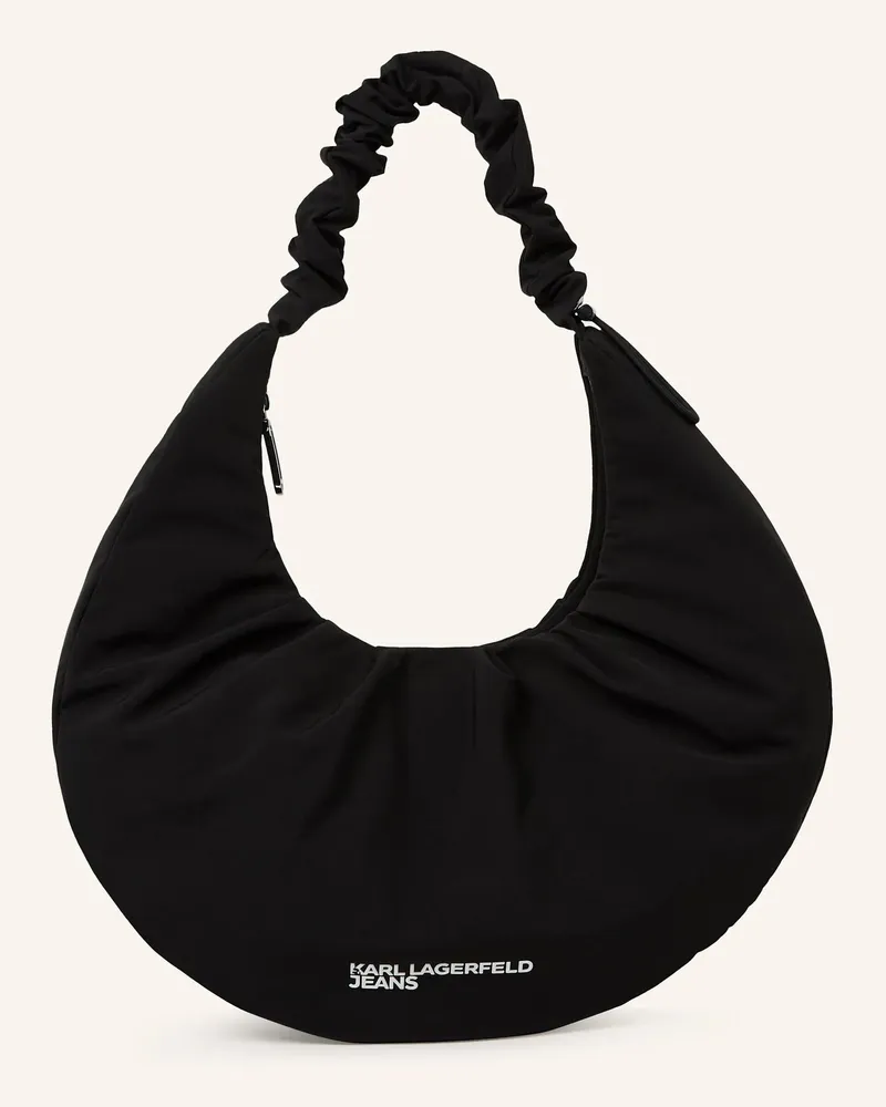 Karl Lagerfeld Hobo-Bag Schwarz