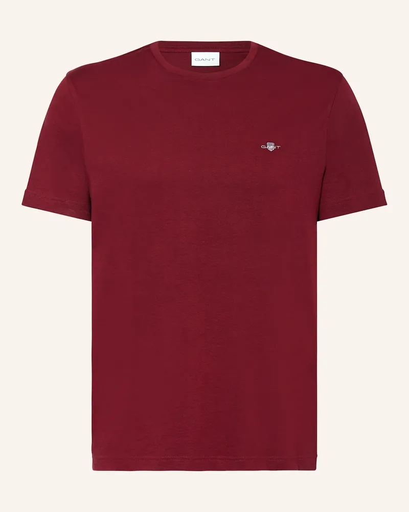 Gant T-Shirt Dunkelrot