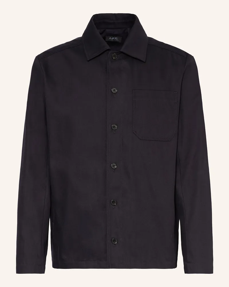 A.P.C. Overjacket JEFFRAY Dunkelblau