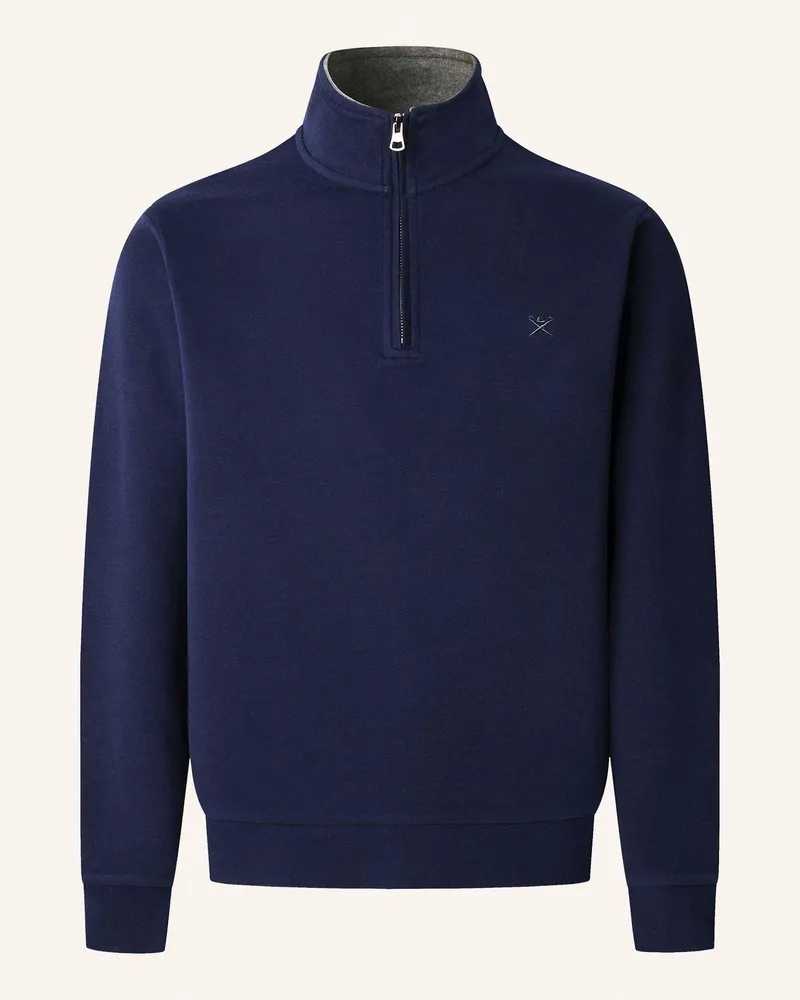 Hackett Sweatshirt NEW DOUBLE KNIT HZ Blau