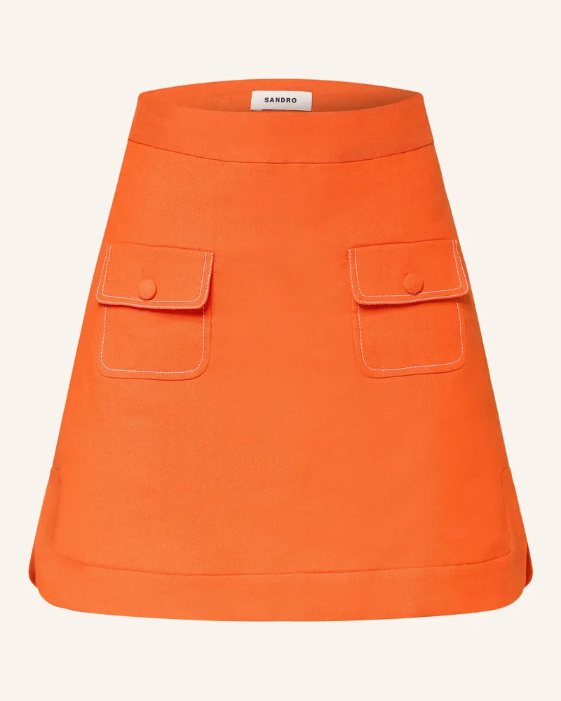 Sandro Rock mit Leinen Orange