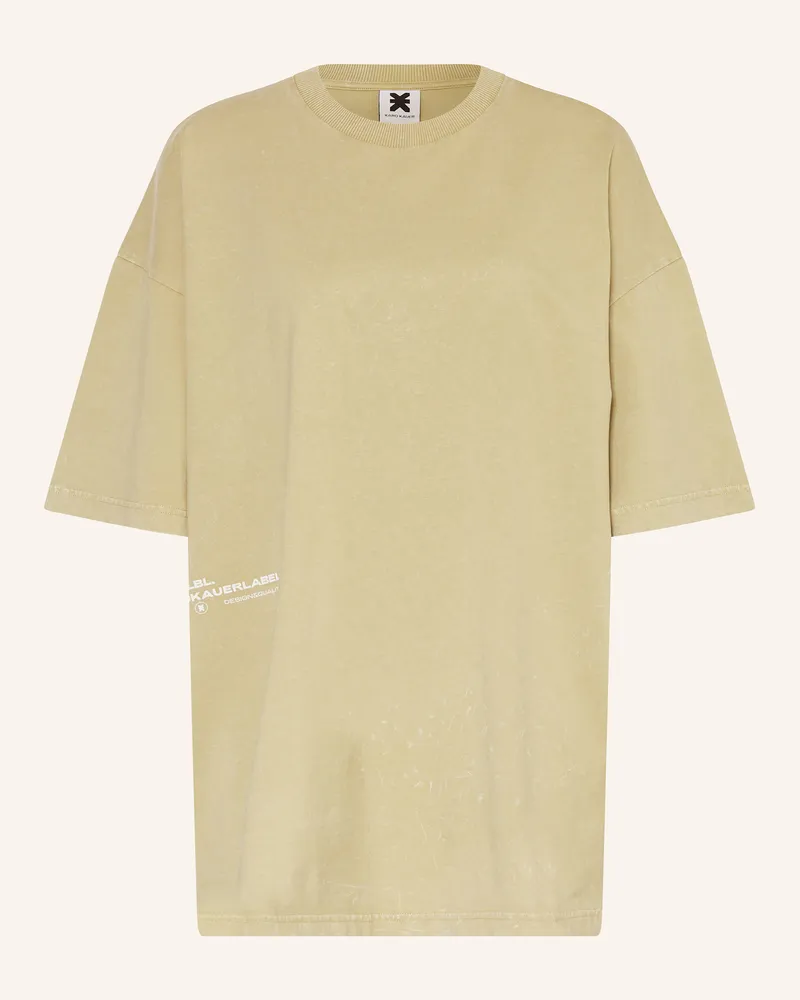 Karo Kauer T-Shirt Hellgrün