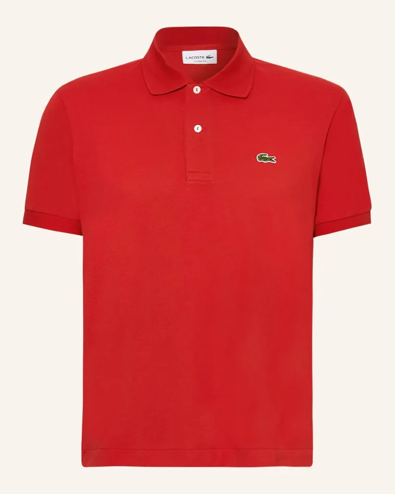 Lacoste Piqué-Poloshirt Classic Fit Rot