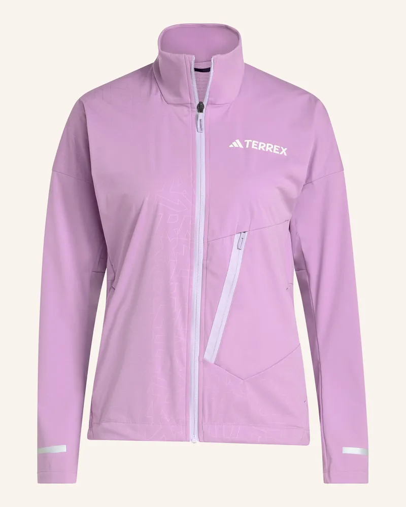 adidas TERREX XPERIOR CROSS-COUNTRY SKI SOFTSHELL JACKE Lila