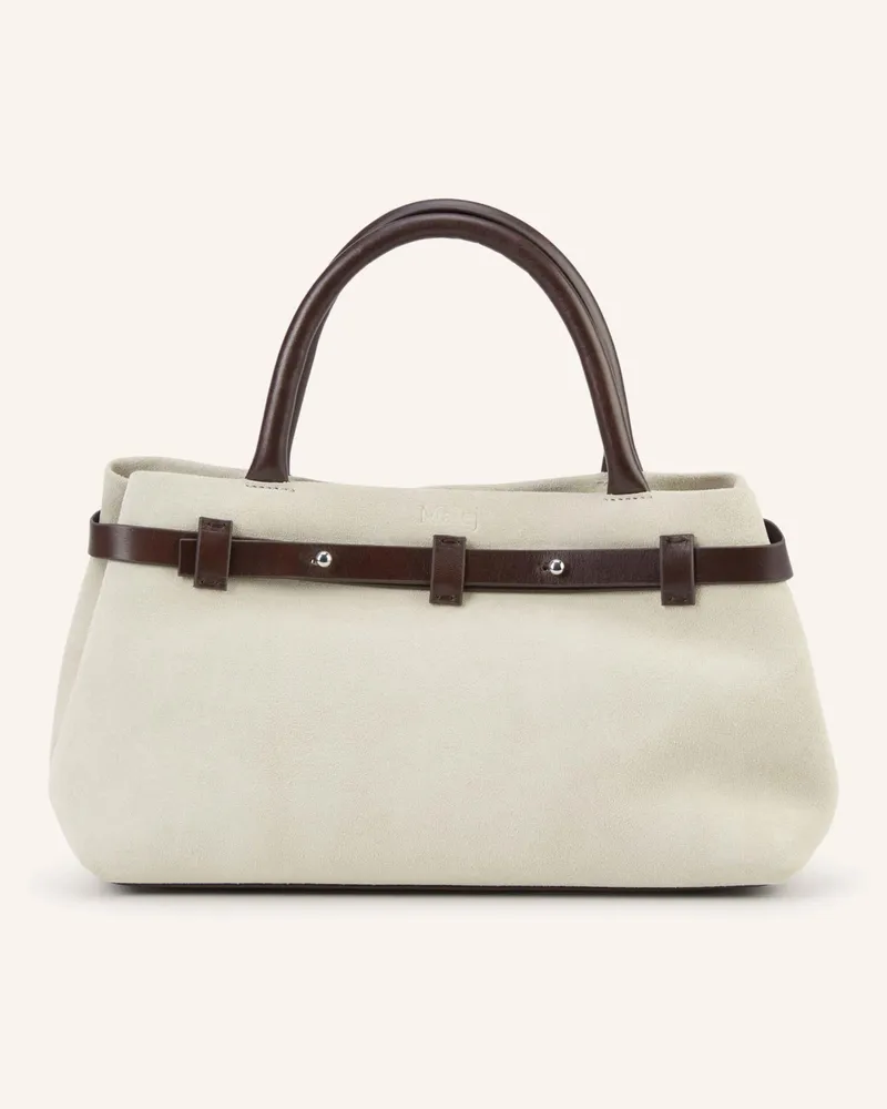 Malej Ledertasche Madrid beige Beige