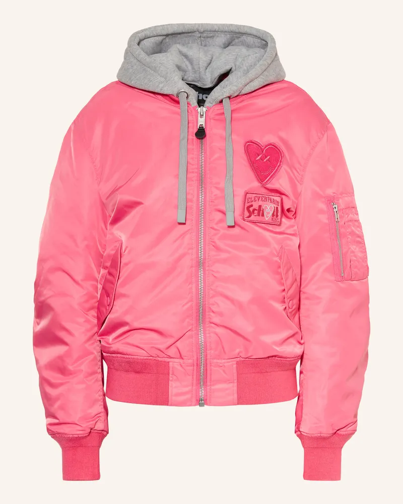 Schott N.Y.C Blouson Mit Abnehmbarer Kapuze pink Pink