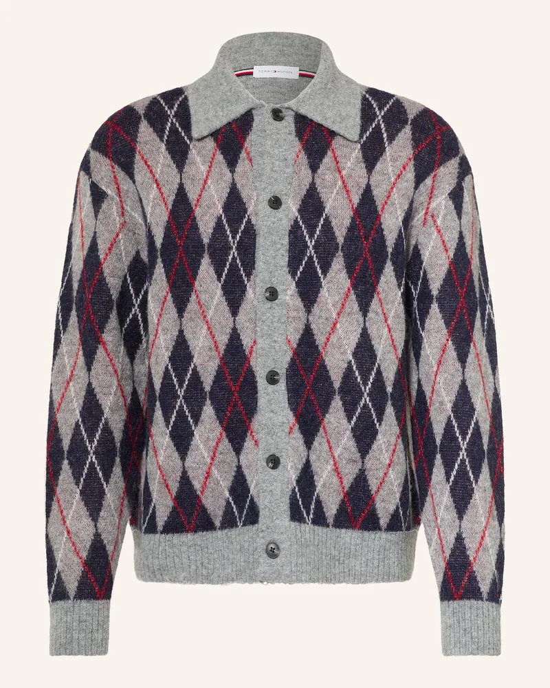 Tommy Hilfiger Strickjacke grau Grau