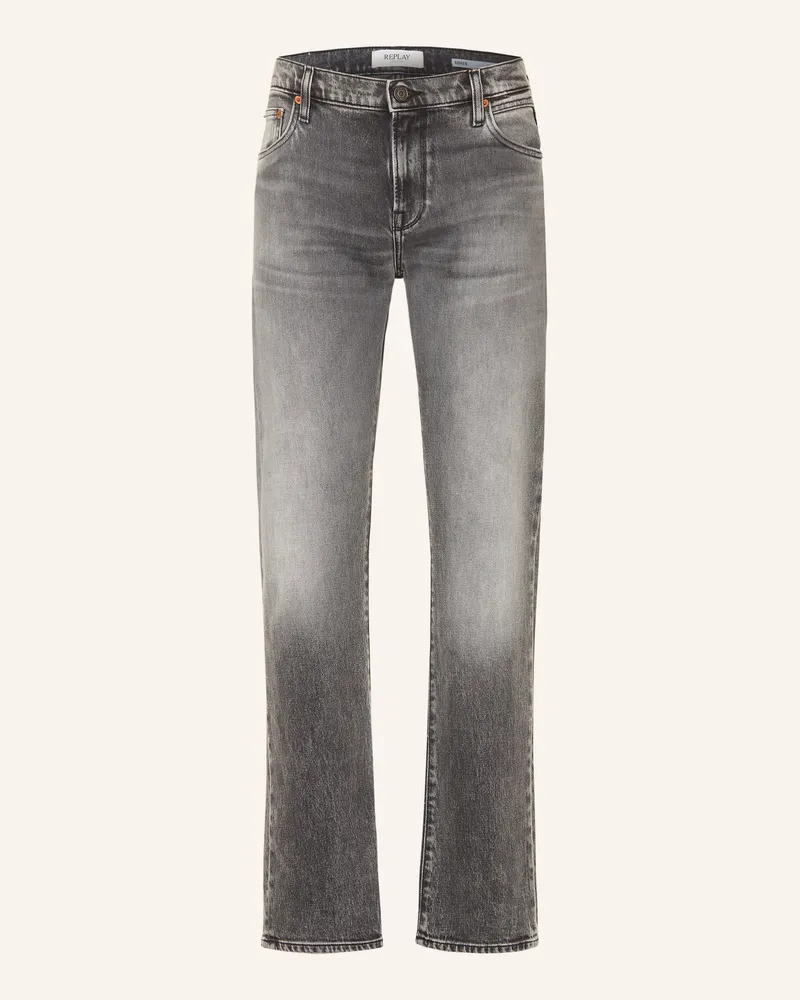 Replay Jeans Aideen Straight Fit grau C097