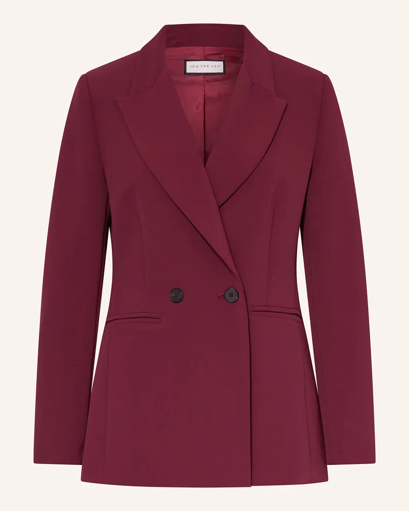 SEM PER LEI Blazer Dunkelrot