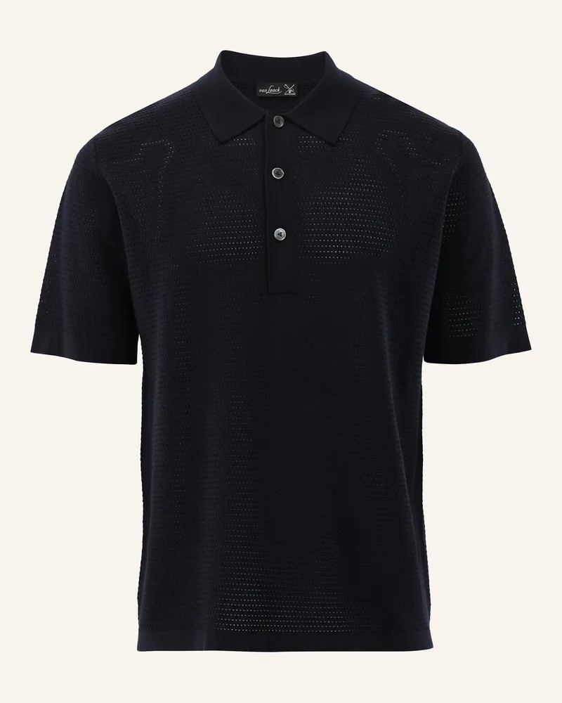 van Laack Poloshirt blau Blau