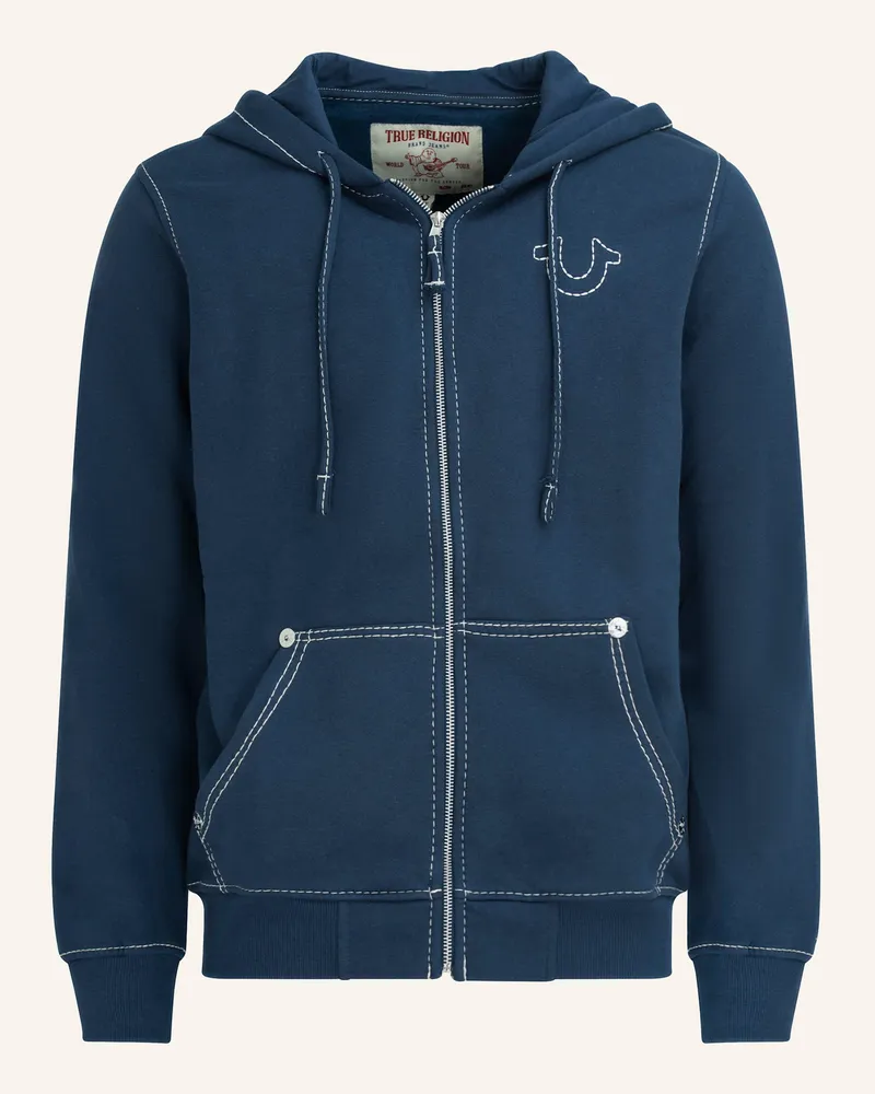 True Religion Hoodie BIG-T Blau