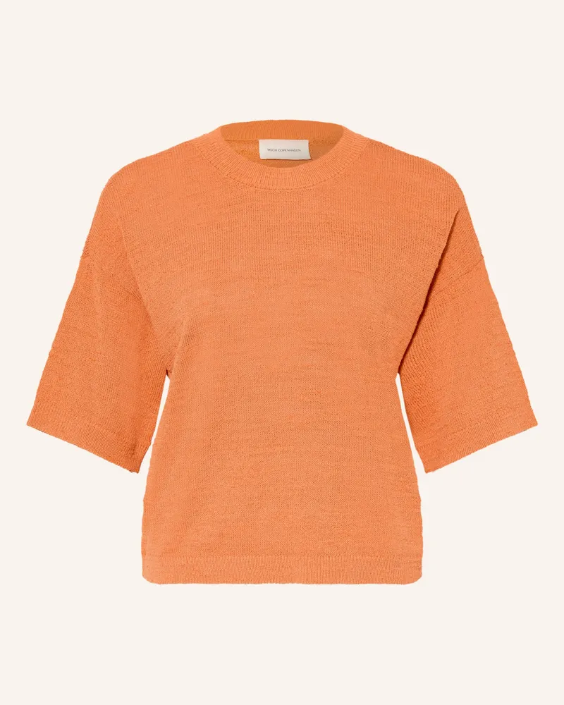 MOSS COPENHAGEN Strickshirt Mschlauralynn orange Braun