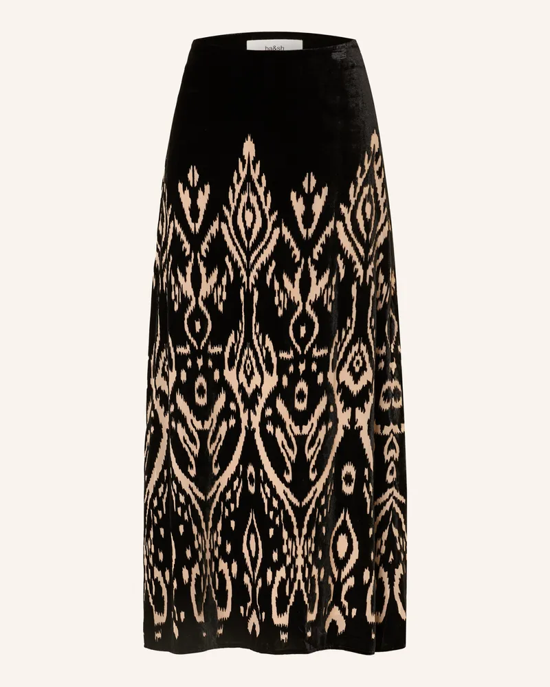 ba&sh Samtrock Alpha schwarz Schwarz