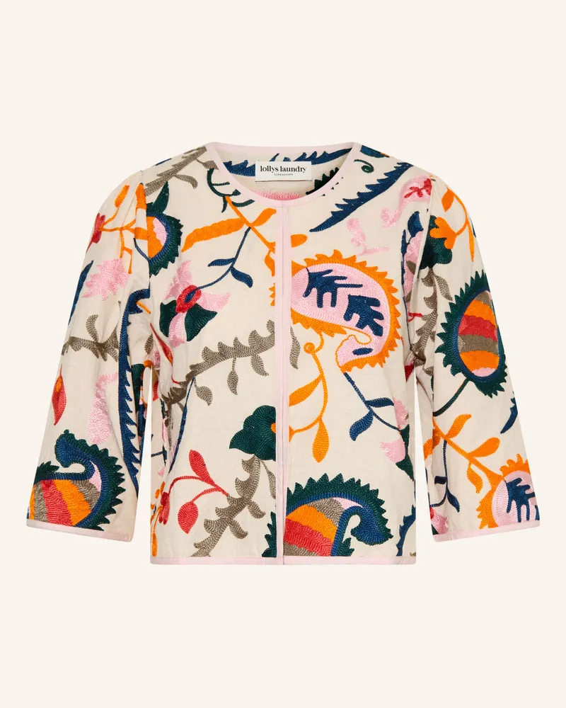 Lollys Laundry Kastenjacke Trinell Mit 3/4-Arm orange Orange