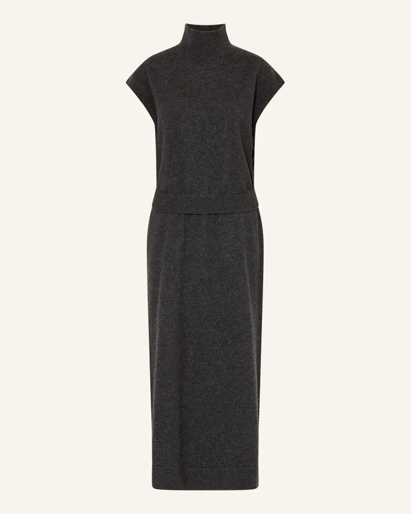 COS Strickkleid grau Dunkelgrau