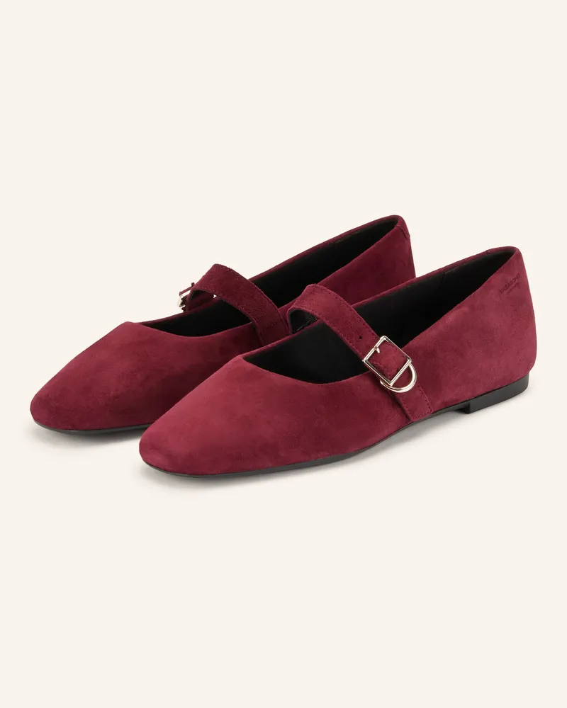 Vagabond Mary-Jane-Ballerinas Jolin rot Dunkelrot
