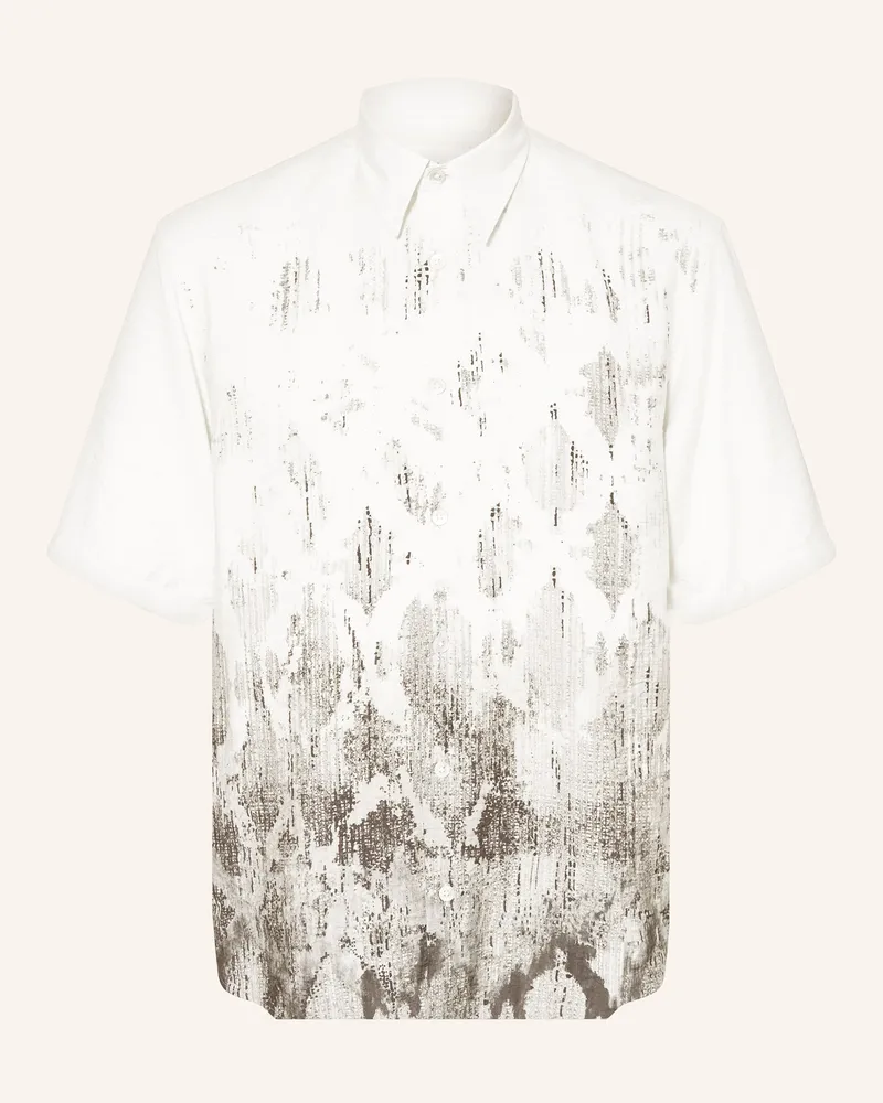 NN 07 Kurzarm-Hemd QUINSY Relaxed Fit Dunkelgrau