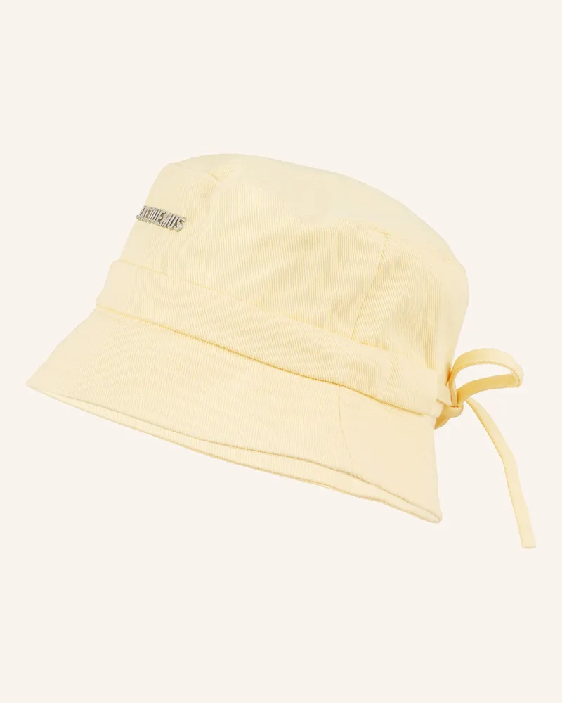 Jacquemus Bucket-Hat LE BOB GADJO Hellgelb