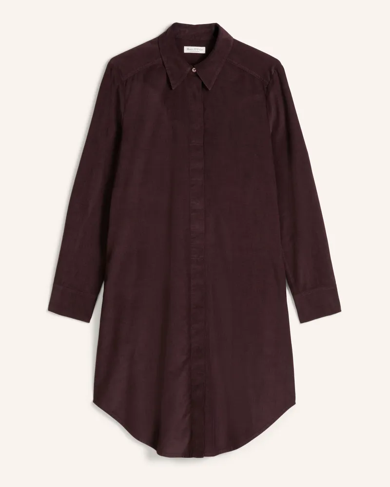 Marc O'Polo Hemdblusenkleid rot Rot