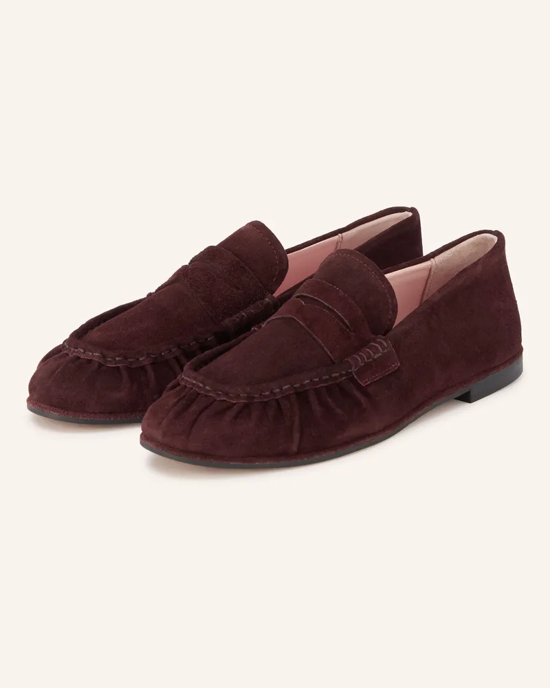 Pretty Ballerinas Penny-Loafer Seraje rot Dunkelrot