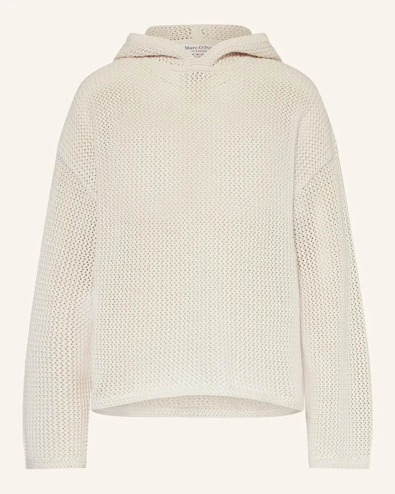 Marc O'Polo Strick-Hoodie Creme
