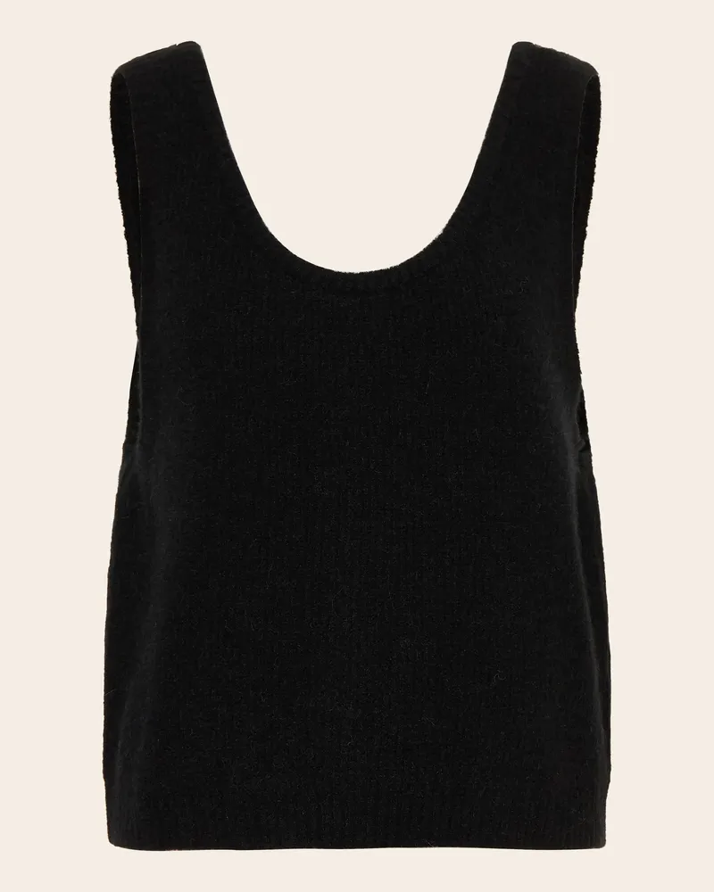 American Vintage Stricktop Vitow Mit Alpaka schwarz Schwarz