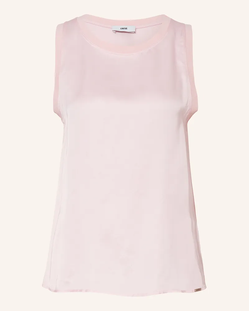 cinque Top CIVAN im Materialmix Rosa