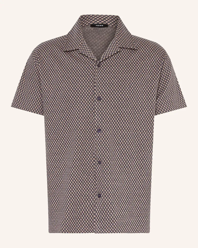 Reiss Resorthemd DRAKES Relaxed Fit Braun