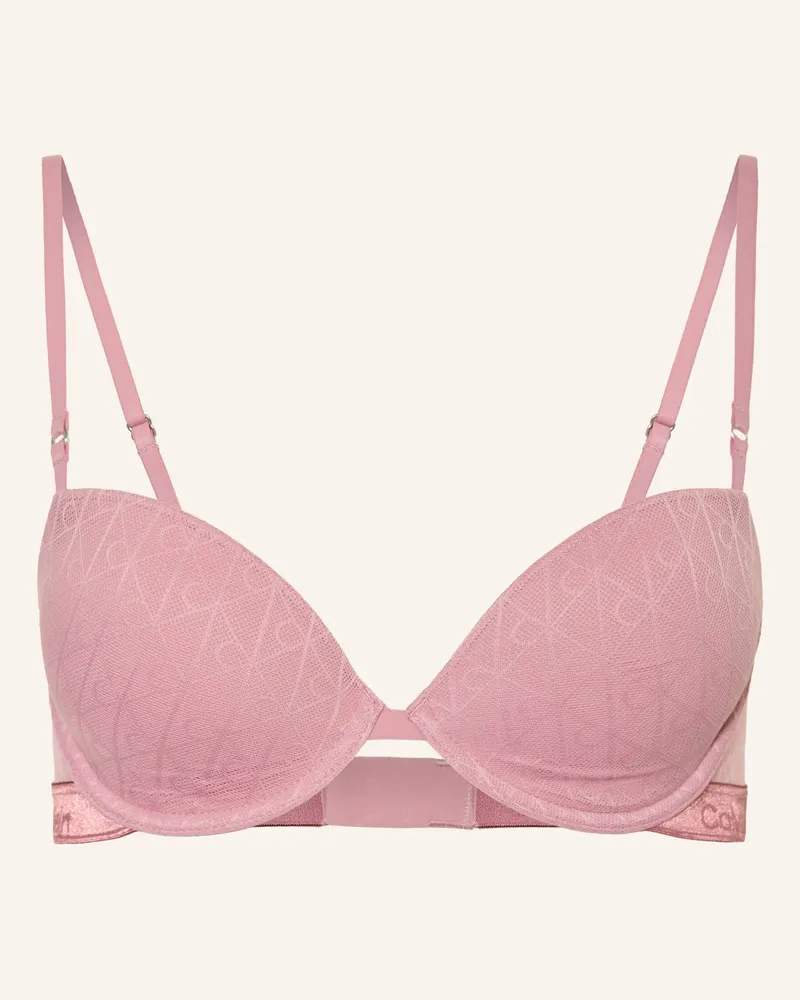 Calvin Klein Schalen-Bh Icon Lace Metallic rosa Altrosa