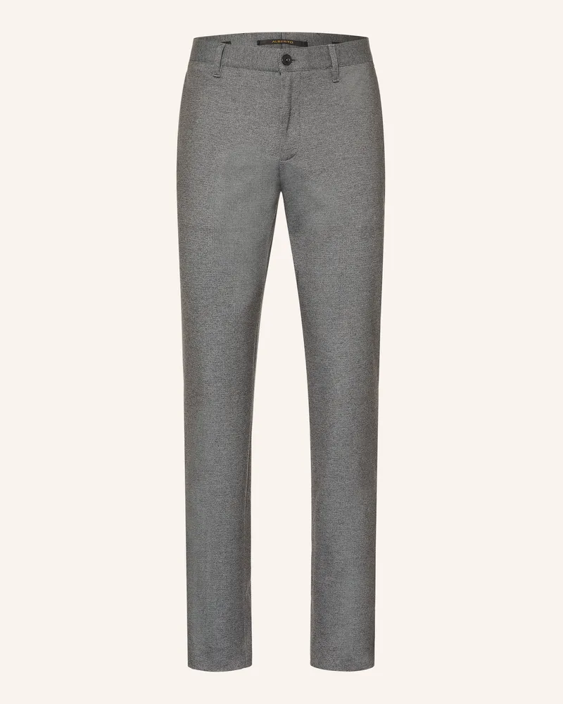Alberto Chino Rob Slim Fit grau Dunkelgrau