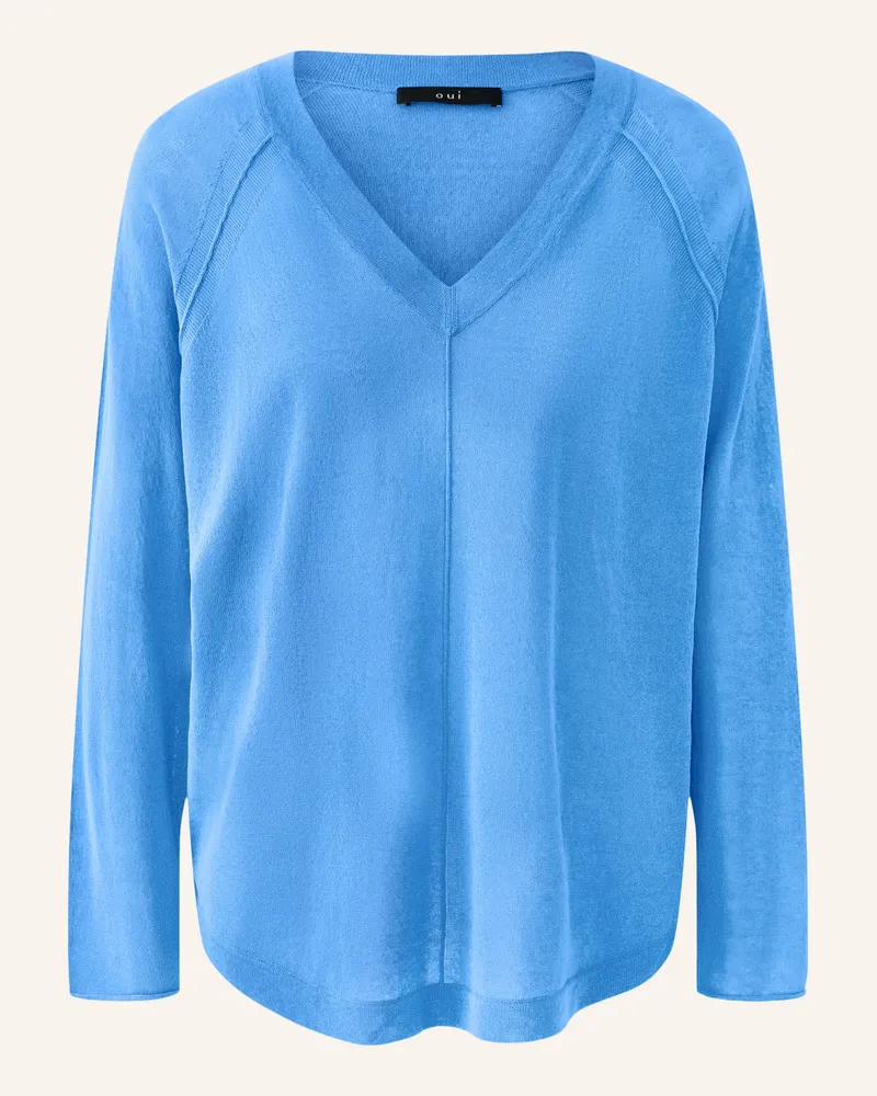 Oui  Pullover blau Hellblau