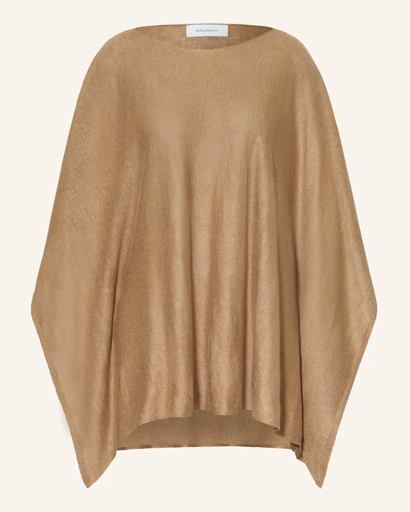 Darling Harbour Poncho braun Cappuccino