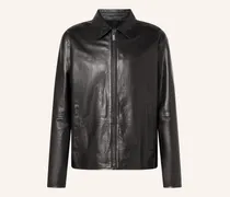 Lederjacke schwarz