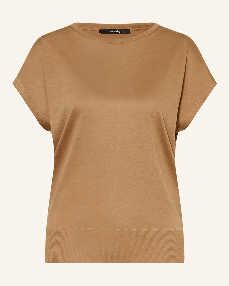 someday. T-Shirt KAJA Braun
