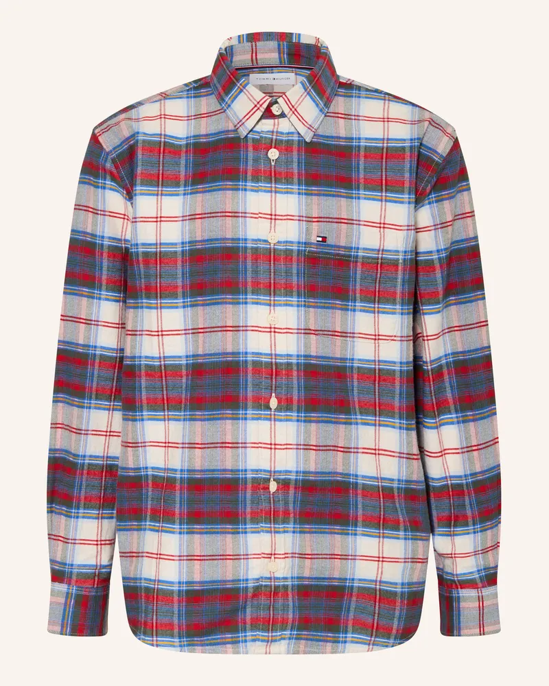Tommy Hilfiger Flanellhemd blau Weiss