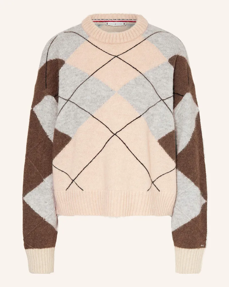 Tommy Hilfiger Pullover Mit Alpaka braun Dunkelbraun