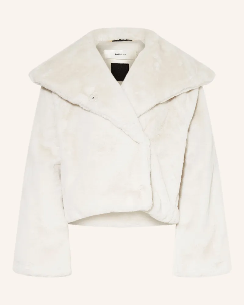 InWear Kunstfell-Jacke YONEKOIW Creme