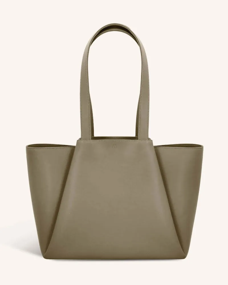 KAAI Schultertasche Midi Pyramid gruen Khaki