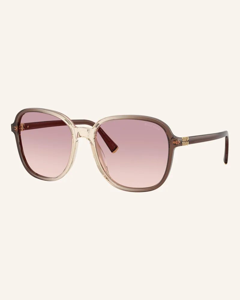 Miu Miu Sonnenbrille mub01s braun Braun