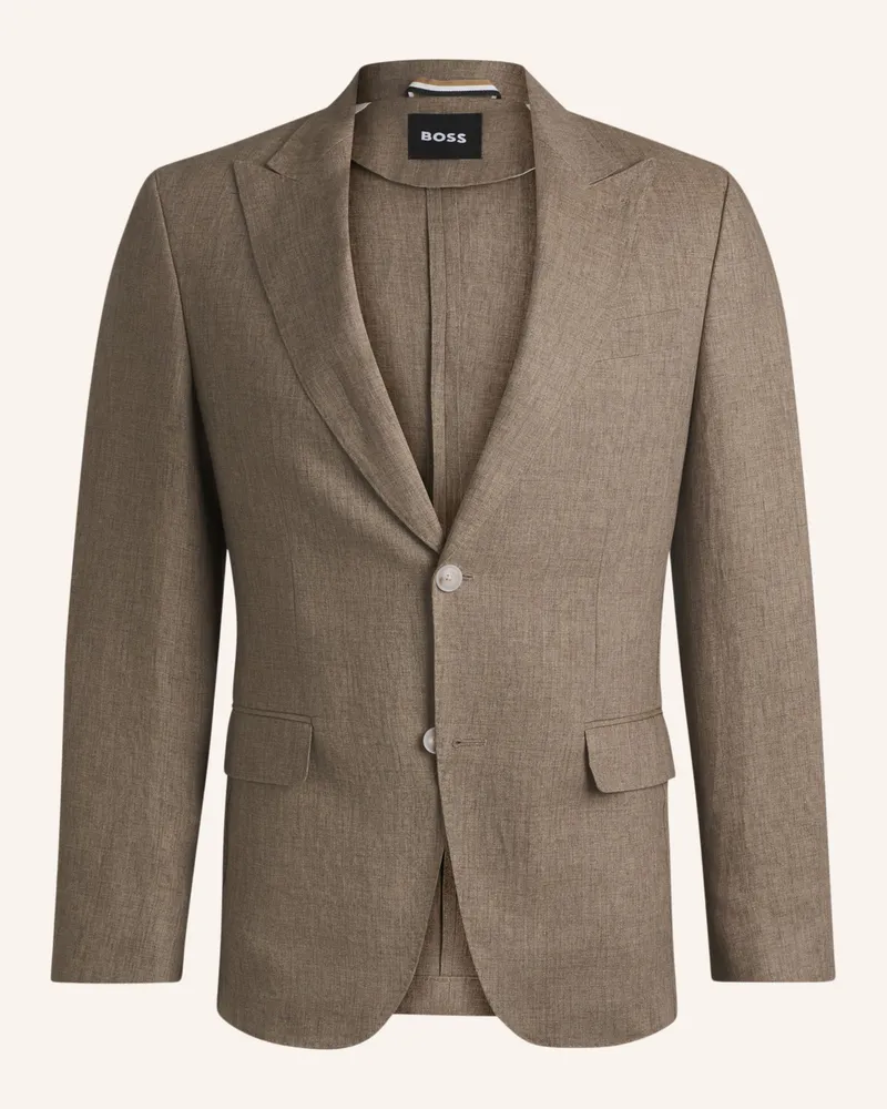 HUGO BOSS Blazer C-HUGE-PEAK-252 Slim Fit Dunkelbraun