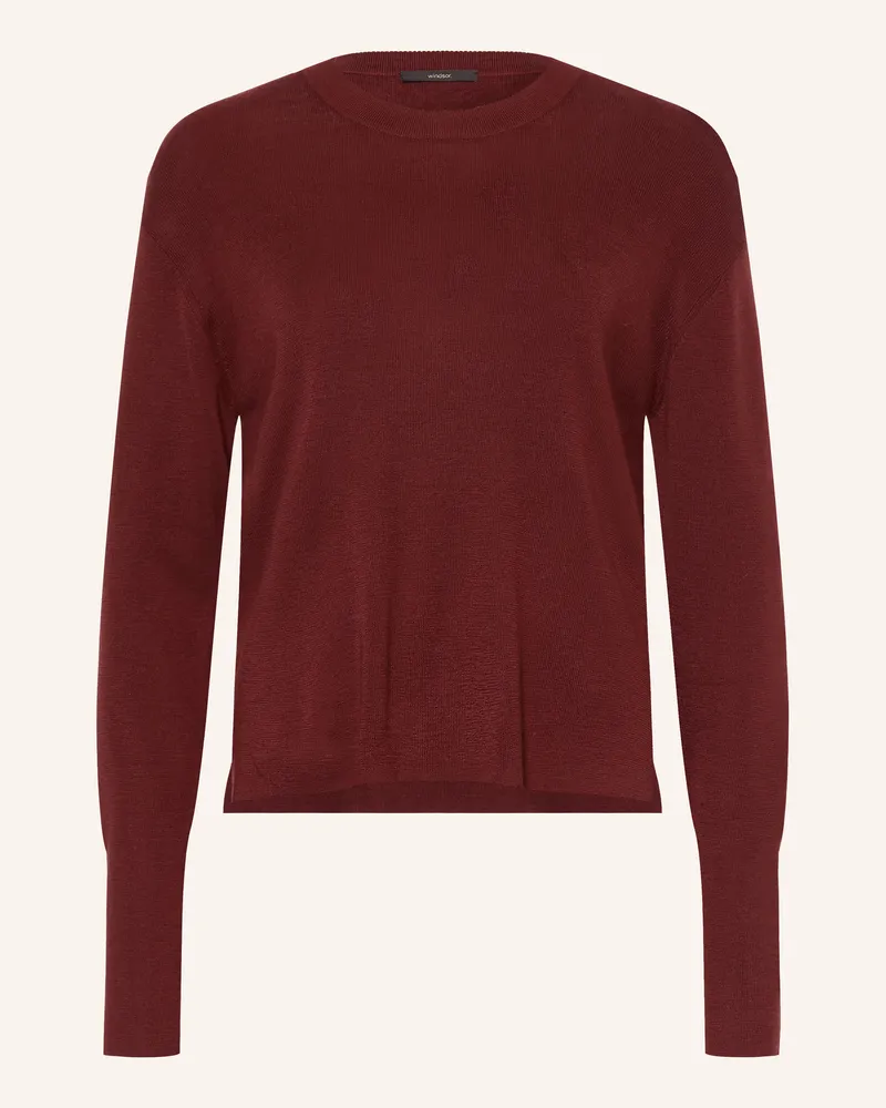 windsor. Pullover rot Dunkelrot
