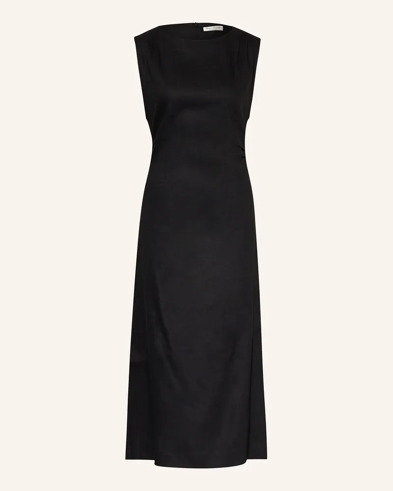Marc O'Polo Kleid mit Leinen Schwarz