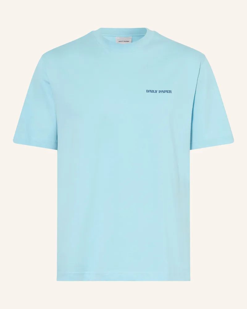 Daily Paper T-Shirt Safary Rally blau Türkis