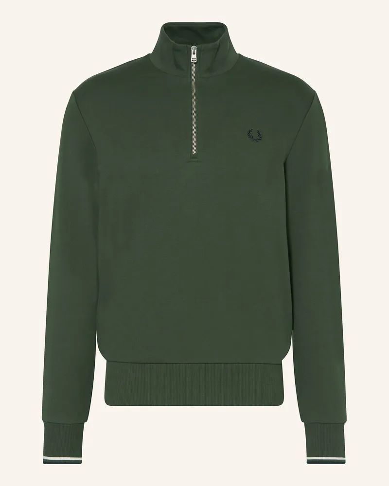 Fred Perry Sweat-Troyer gruen Dunkelgrün