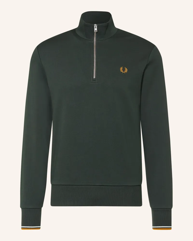 Fred Perry Sweat-Troyer gruen Dunkelgrün