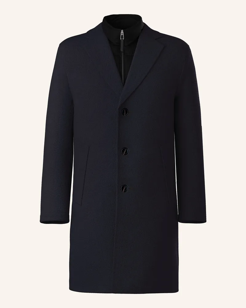 JOOP! Wollmantel MORRIS mit herausnehmbarer Blende Dunkelblau