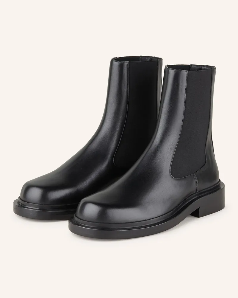 Jil Sander Chelsea-Boots Schwarz